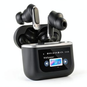 Alpha Digital Bluetooth Earbuds LCD Screen 32Hr Playtime-0