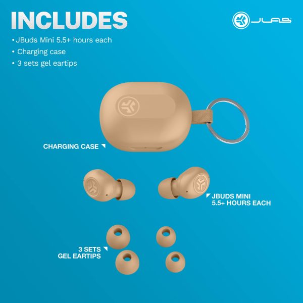JLab JBuds Mini Wireless Earbuds Compact Multipoint-10