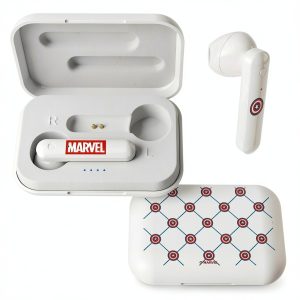 Keyscaper Marvel Captain America Wireless Earbuds Bluetooth-0