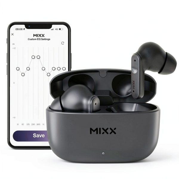 Mixx StreamBuds Custom 3 TWS Bluetooth Earbuds Clear Voice-1