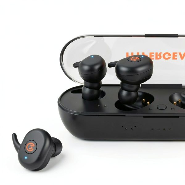 HyperGear Active True Wireless Earbuds Black HD Stereo-7