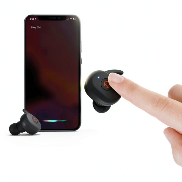 HyperGear Active True Wireless Earbuds Black HD Stereo-9