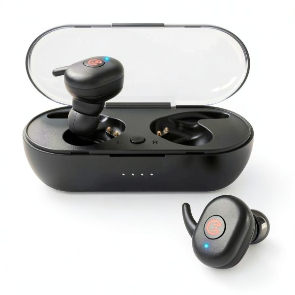 HyperGear Active True Wireless Earbuds Black HD Stereo-0