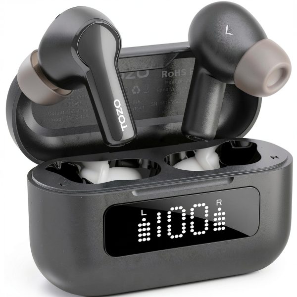 TOZO AI Translation Earbuds 68H Noise Cancelling Wireless-0