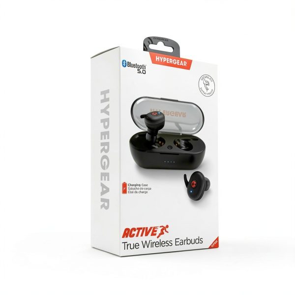 HyperGear Active True Wireless Earbuds Black HD Stereo-11