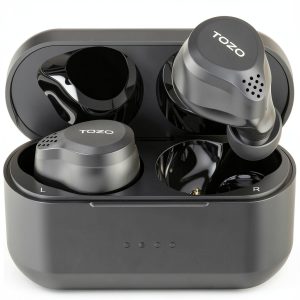 TOZO NC7 Hybrid ANC Earbuds Bluetooth 5.3 72H Playtime Black-0