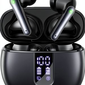 Trigiz Wireless Earbuds Bluetooth 48H Playtime LED Display-0
