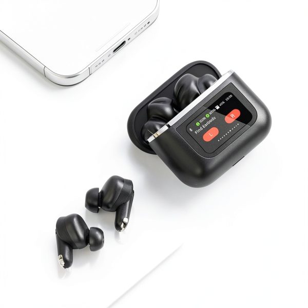 Alpha Digital Bluetooth Earbuds LCD Screen 32Hr Playtime-4