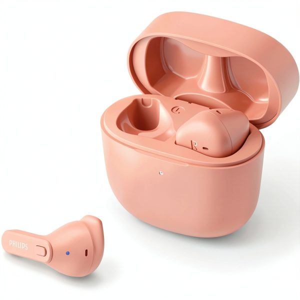 Philips True Wireless Earbuds Pink Bluetooth 5.0 Stereo-1