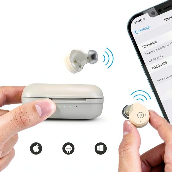 TOZO NC9 Hybrid ANC Wireless Earbuds 40H Play IPX6-6